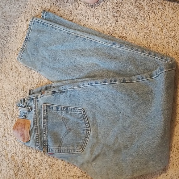 Levi's Jeans Vintage Mid 9s Levis Blue Jeans Made In Usa 550 Jr 9